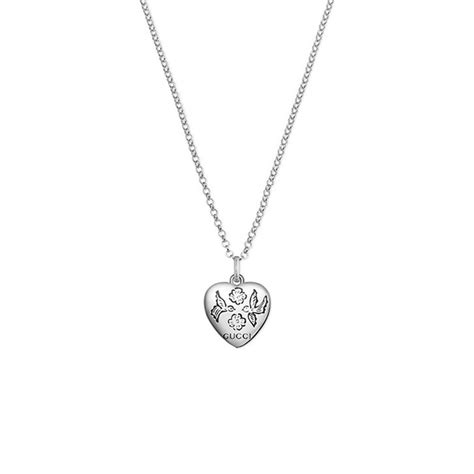 Gucci Blind For Love Reversable Heart Pendant 